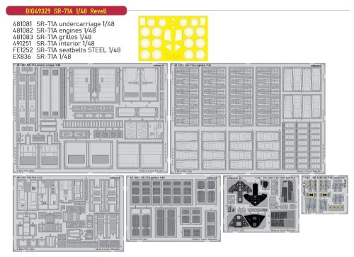 Przejdź do produktu Eduard BIG49329 - 1:48 SR-71A