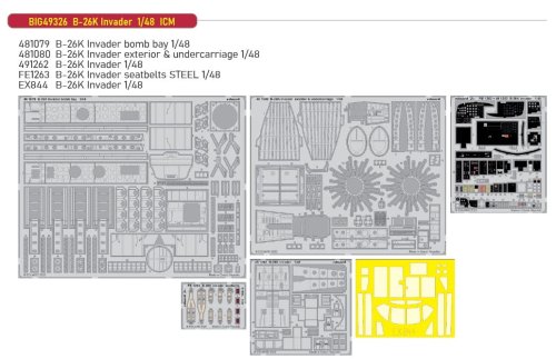 Przejdź do produktu Eduard BIG49326 - 1:48 B-26K Invader