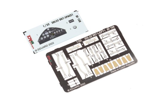 Przejdź do produktu Eduard 3DL32007 - 1:32 Bf 108 Space 3D Decals + PE