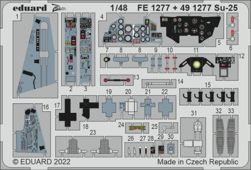 Przejdź do produktu Eduard FE1277 - 1:48 Su-25