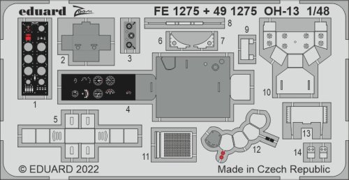Przejdź do produktu Eduard FE1275 - 1:48 OH-13