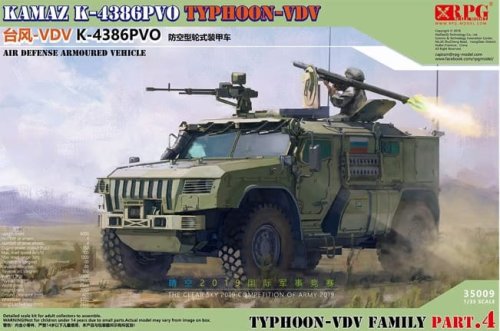 Przejdź do produktu RPG Model 35009 - 1:35 Kamaz K-4386PVO Typhoon-VDV Air Defence Armoured Vehicle