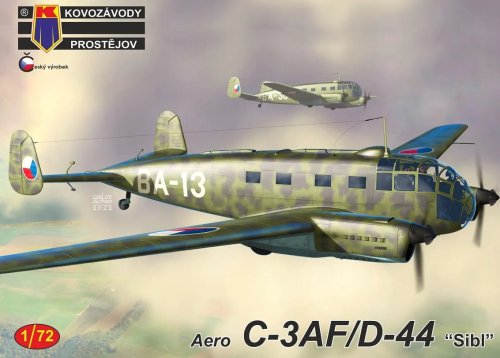 Przejdź do produktu Kovozavody 0330 - 1:72 Aero C-3AF/D-44 Sibl