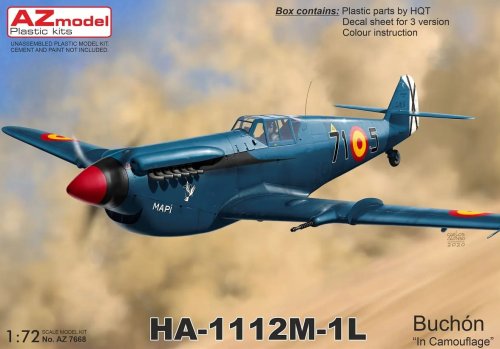 Przejdź do produktu AZ Model AZ 7668 - 1:72 HA-1112M-1L Buchón In Camouflage