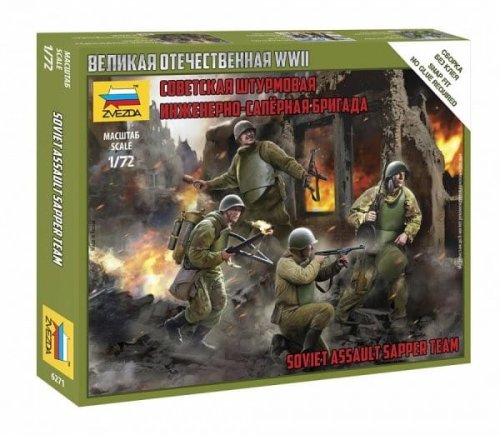Przejdź do produktu ZVEZDA 6271 - 1:72 Soviet Assault Sapper Team
