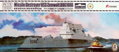 Przejdź do produktu Flyhawk 1175 - 1:700 Missile Destroyer USS Zumwalt DDG-1000