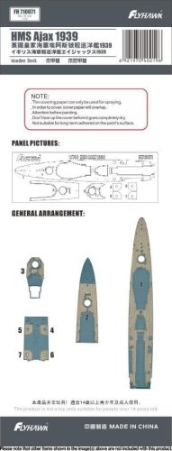 Przejdź do produktu Flyhawk 710071 - 1:700 HMS Ajax 1939 - Wooden Deck 30 ml