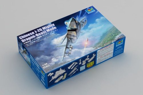 Przejdź do produktu Trumpeter 05821 - 1:48 Chinese J-20 Mighty Dragon-Beast Mode