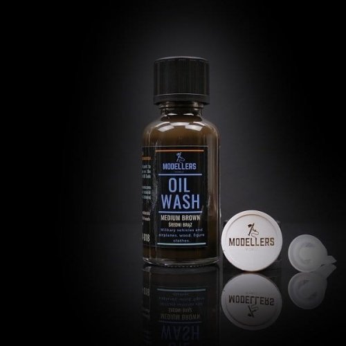 Przejdź do produktu Modellers World MWW018 - Oil Wash - Medium Brown 30 ml