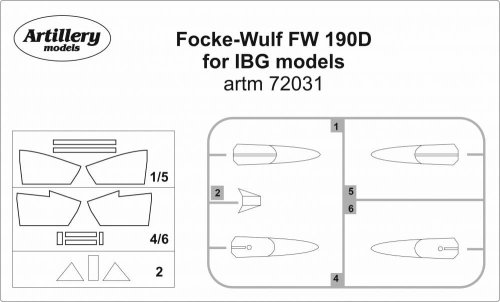 Przejdź do produktu FLY ARTM72031 - 1:72 Focke Wulf 190D