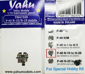 Yahu YMA7335 - 1:72 P-40 N-10/N-15 middle