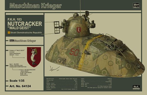 Przejdź do produktu Hasegawa 64124 - 1:35 Maschinen Krieger P.K.H. 103 Nutcracker Wald Geis