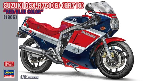 Przejdź do produktu Hasegawa 21741 - 1:12 Suzuki GSX-R750(G) (GR71G) Red/Blue Color 1986