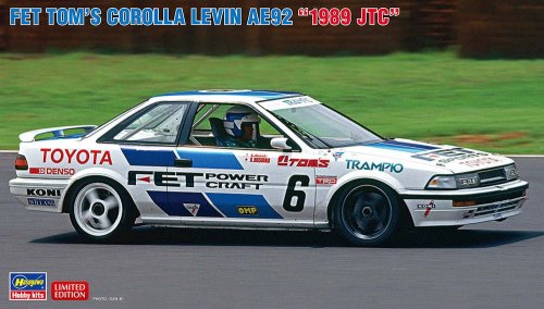 Przejdź do produktu Hasegawa 20545 - 1:24 Fet Tom's Corolla Levin AE92 1989 JTC