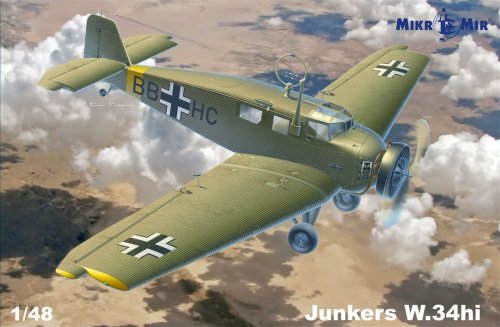 Przejdź do produktu Mikromir 48019 - 1:48 Junkers W.34hi