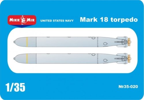 Przejdź do produktu Mikromir 35020 - 1:35 United States Navy Mark 18 Torpedo