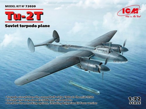 Przejdź do produktu ICM 72030 - 1:72 Tu-2T Soviet torpedo plane