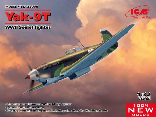 Przejdź do produktu ICM 32090 - 1:32 Yak-9T WWII Soviet fighter