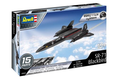 Przejdź do produktu Revell 03652 - 1:110 Lockheed SR-71 Blackbird Easy-Click-System