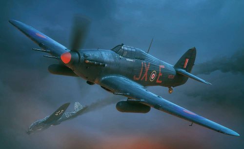 Przejdź do produktu Fly 32027 - 1:32 Hawker Hurricane Mk.IIc / IIc Trop