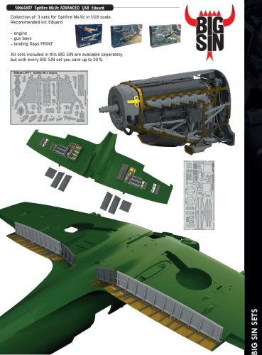 Przejdź do produktu Eduard SIN64887 - 1:48 Spitfire Mk.Vc Advanced
