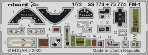 Przejdź do produktu Eduard SS774 - 1:72 FM-1