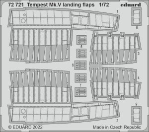 Eduard 72721 - 1:72 Tempest Mk.V landing flaps
