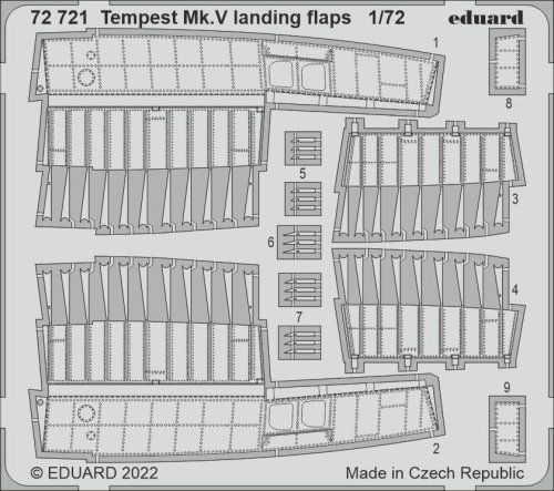 Przejdź do produktu Eduard 72721 - 1:72 Tempest Mk.V landing flaps