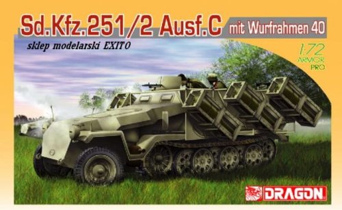 Przejdź do produktu DRAGON 7306 - 1:72 Sd.Kfz. 251/2 Ausf.C mit Wurfrahmen 40