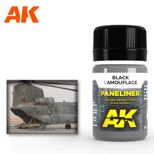 Przejdź do produktu AK INTERACTIVE 2075 - Paneliner for Black Camouflage