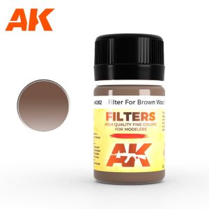 AK INTERACTIVE 262 - Red Brown for Wood Filter