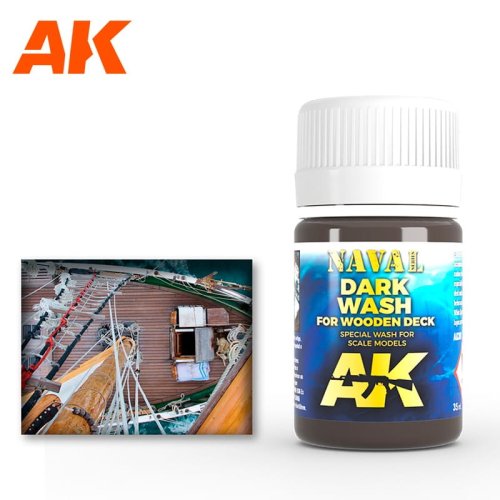 Przejdź do produktu AK INTERACTIVE 301 - Naval - Dark Wash For Wood Deck