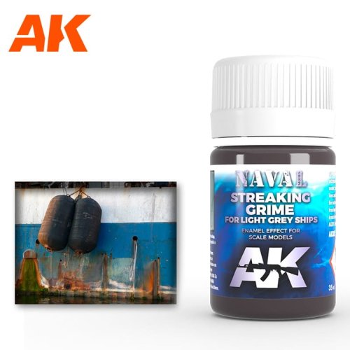 Przejdź do produktu AK INTERACTIVE 305 - Naval - Streaking Grime For Light Grey Ships