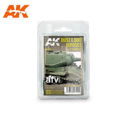 Przejdź do produktu AK INTERACTIVE 4060 - Dust & Dirt Deposits Weathering Set