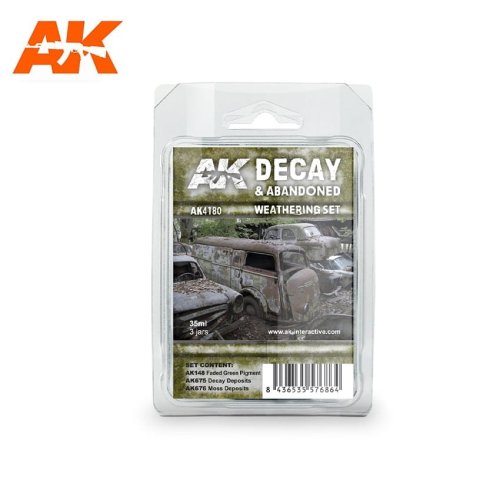 Przejdź do produktu AK INTERACTIVE 4180 - Decay & Abandoned Weathering Set