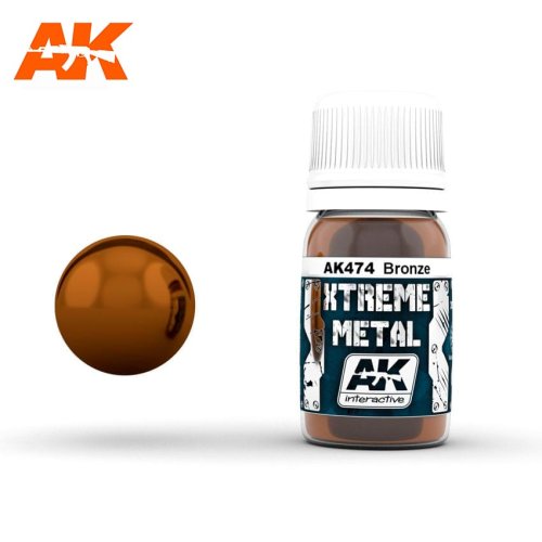 Przejdź do produktu AK INTERACTIVE 474 - Xtreme Metal - Bronze - farba metaliczna 30 ml