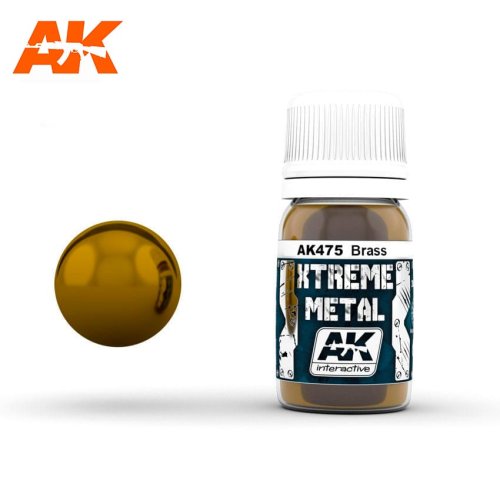 Przejdź do produktu AK INTERACTIVE 475 - Xtreme Metal - Brass - farba metaliczna 30 ml