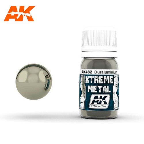 Przejdź do produktu AK INTERACTIVE 482 - Xtreme Metal - Duraluminium - farba metaliczna 30 ml