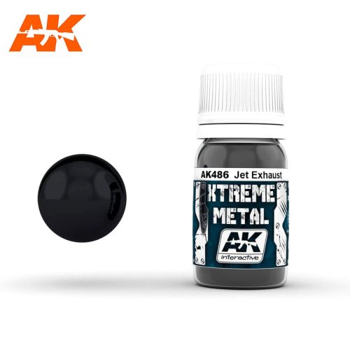 Przejdź do produktu AK INTERACTIVE 486 - Xtreme Metal - Jet Exhaust - farba metaliczna 30 ml