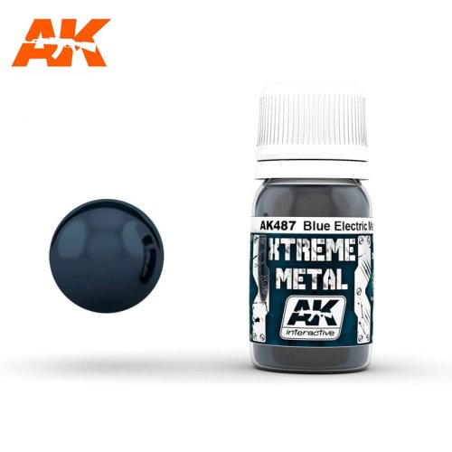 Przejdź do produktu AK INTERACTIVE 487 - Xtreme Metal - Metallic Blue - farba metaliczna 30 ml