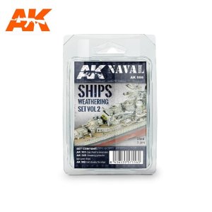 AK INTERACTIVE 556 - Naval - Ships Weathering Set Vol.2