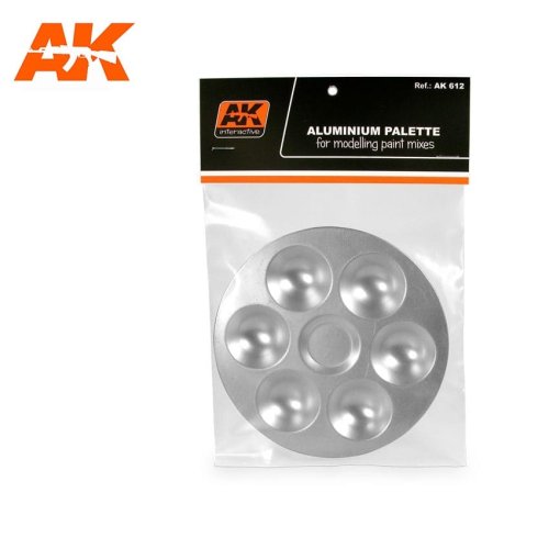 Przejdź do produktu AK INTERACTIVE 612 - Paleta aluminiowa, 6 zagłębień