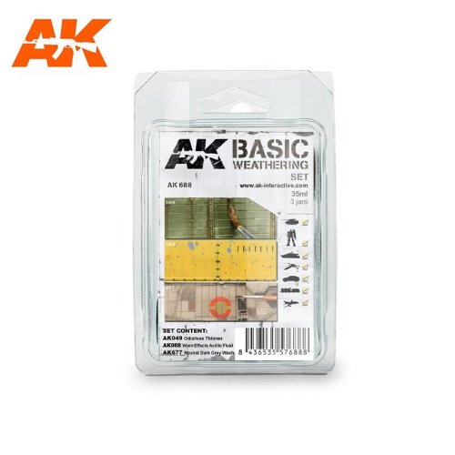 Przejdź do produktu AK INTERACTIVE 688 - Basic Weathering Set