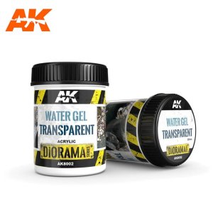 AK INTERACTIVE 8002 - Water Gel Transparent 250 ml - Diorama Series