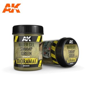 AK INTERACTIVE 8006 - Water Gel Swamp Green 250 ml - Diorama Series