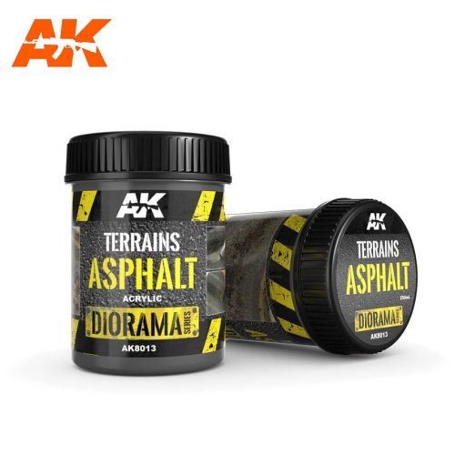 Przejdź do produktu AK INTERACTIVE 8013 - Terrains Asphalt 250 ml - Diorama Series