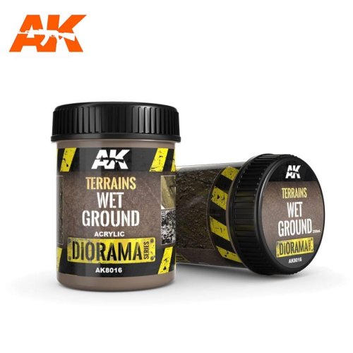 Przejdź do produktu AK INTERACTIVE 8016 - Terrains Wet Ground 250 ml - Diorama Series