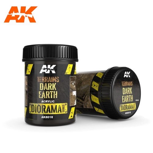 Przejdź do produktu AK INTERACTIVE 8018 - Terrains Dark Earth 250 ml - Diorama Series