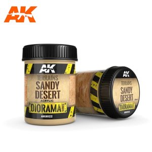 AK INTERACTIVE 8022 - Terrains Sandy Desert 250 ml - Diorama Series