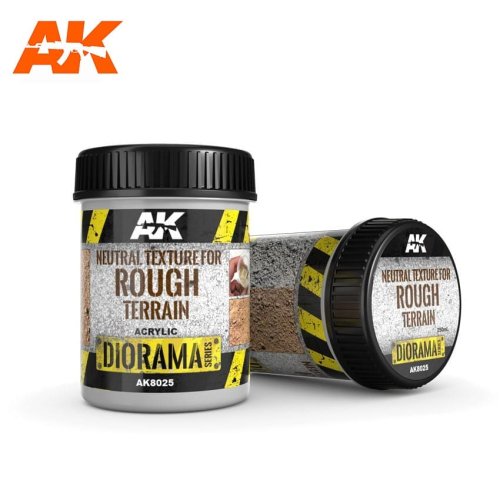 Przejdź do produktu AK INTERACTIVE 8025 - Neutral Texture for Rough Terrain 250 ml - Diorama Series